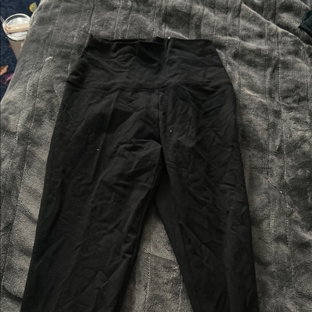 Black High-Waisted Leggings - Aerie:Offline